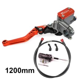 Motorcycle Master Cylinder Lever Hydraulic Clutch Oil Hose Line Pipe Rear Foot Brake Pull Rod Atv Dirt Pit Bike Braided Tubing