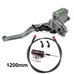 Motorcycle Master Cylinder Lever Hydraulic Clutch Oil Hose Line Pipe Rear Foot Brake Pull Rod Atv Dirt Pit Bike Braided Tubing