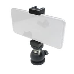 Magnet Car Suction Cup Base Dia 66mm/43mm with 1/4" Screw Mount 360 Swivel Ball Head Smartphone Clipper for Gopro Action Camera