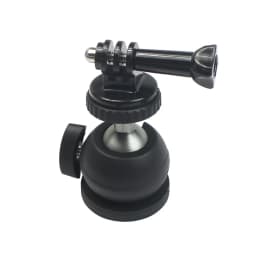 Magnet Car Suction Cup Base Dia 66mm/43mm with 1/4" Screw Mount 360 Swivel Ball Head Smartphone Clipper for Gopro Action Camera