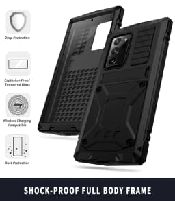 With Bracket+Full Protective For Samsung S21 Plus Ultra A52 A72 Note 20 Ultra 5G Case Kickstand Dual Layer Protective Shockproof