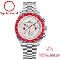 PAGANI DESIGN 2026 New AK Project Men's Watches Luxury Quartz Wrist Watch For Men AR Sapphire Speed Chronograph Automatic Date