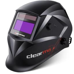 ARCCAPTAIN Auto Darkening Welding Helmet Nylon Welder Mask Large View True Color DIN4 1/1/1/1 Soldering Mask for TIG MIG MMA CUT