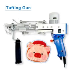 Tufting Gun 2 In 1 Тафтинговый Пистолет Rug Gun Machine Starter Kit Rug Tufting Kit Electric Gun Carpet Weaving Flocking Machine