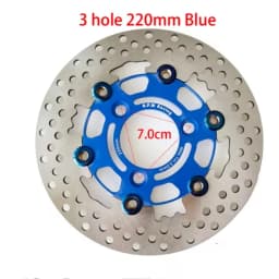 RPM 220mm Brake Caliper Disc Rotor Disk Floating 3 Hole Pitching 70 Universal for Street Bike Pedal Bike Pitbike Honda Yahama