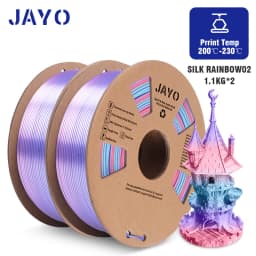 JAYO 3D Printer Filament PETG/PLA+/SILK/PLA/Marble/WoodTPU/ABS 2Roll 1.75mm Filament Environmental Material For 3D Pen & Printer