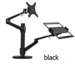 OL-3L OL-3T Aluminum Silver Ergonomics 10'-17' Desk Laptop Stand 32' Monitor Desktop Bracket Computer Mount Full Motion Column