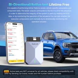 MUCAR BT200 MAX AI Diagnostic Tools CANFD ELM327 Prototol Full System OBD2 Scanner 15 Resets Lifetime Free Update VS BT200 PRO