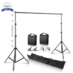 2.6X3M 2X3M 2X2M Photography Background Stand Adjust Green Screen Backdrops Chromakey Support System Frame Chroma Video Wedding