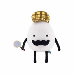 9.8 Inch Detective Egg Plush Game Stuffed Plushies Cartoon Doll Pillow For Fans Christmas Birthday Gifts