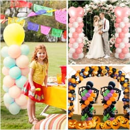 1/2set Balloon Column Stand Kit 2M Adjustable Ballon Tower Holder for Wedding Birthday Party Baby Shower Christmas Decorations