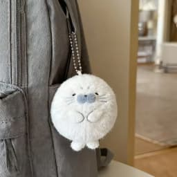 Cute Soft Seal Plush Keychcains Kawaii Animal Children Schoolbag Pendant Knapsack Accessories Christmas New Year Gifts