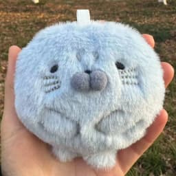 Cute Soft Seal Plush Keychcains Kawaii Animal Children Schoolbag Pendant Knapsack Accessories Christmas New Year Gifts