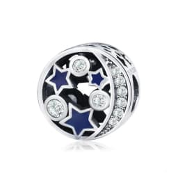 2024 New 925 Sterling Silver Christmas Santa Snowman Stars Pendant Charms Beads fit Original Pendant Bracelet DIY Women Jewelry