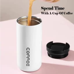 400ml Stainless Steel Thermal Coffee Mug 304 Thermos Mug Leak Proof Portable Travel Thermal Cup Water Bottle Christmas Gifts