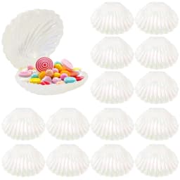 5/10pcs Shell Shaped Candy Gift Box Girls Mermaid Birthday Party Decor Wedding Baby Shower Favors Christmas Jewelry Storage Box