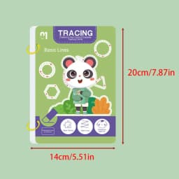 32-Page Reusable Magic Practice Notebook Set | Whole Brain Development, Writing Training, and Art Education Handbook | Learn Writing Skills, Paper Materials, Durable Binding | Color Pages | Christmas Gifts