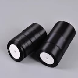 6-10-12-15-20-25-30-40-50-80mm Black Satin Ribbon Christmas Wedding Birthday Party Gift Wrapping Silk Ribbons DIY Accessory Bow