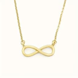 Fashion 8-word Shaped Necklace Charm Infinity Symbol Titanium Steel Pendant Necklace Christmas Birthday Gift