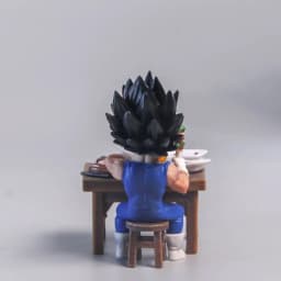 Dragon Ball Z Vegeta Figure Son Goku eating 8cm Pvc Action Figures Collection Model Toys Christmas Gifts