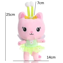 25cm 8Pcs Kawaii Gabby doll house plush toy cartoon stuffed animal mermaid cat mermaid plush doll children's Christmas gift