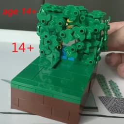 2025 227pcs MOC Building Block Homer Backing Into the Bushes Technology Bricks Birthday Christmas DIY Gifts Adults Toys
