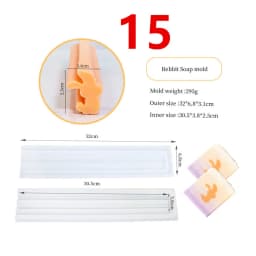 Christmas Tree Elk Beard Tube Column Silicone Candle Soap Mold DIY Embed Soap Making Supplies Silicone Mold Soap