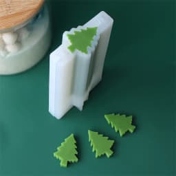 Christmas Tree Elk Beard Tube Column Silicone Candle Soap Mold DIY Embed Soap Making Supplies Silicone Mold Soap