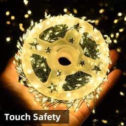 LED Firecracker String Lights Remote Control Halloween Garland EU/US DC Power Fairy Light for Wedding Party Christmas Decoration