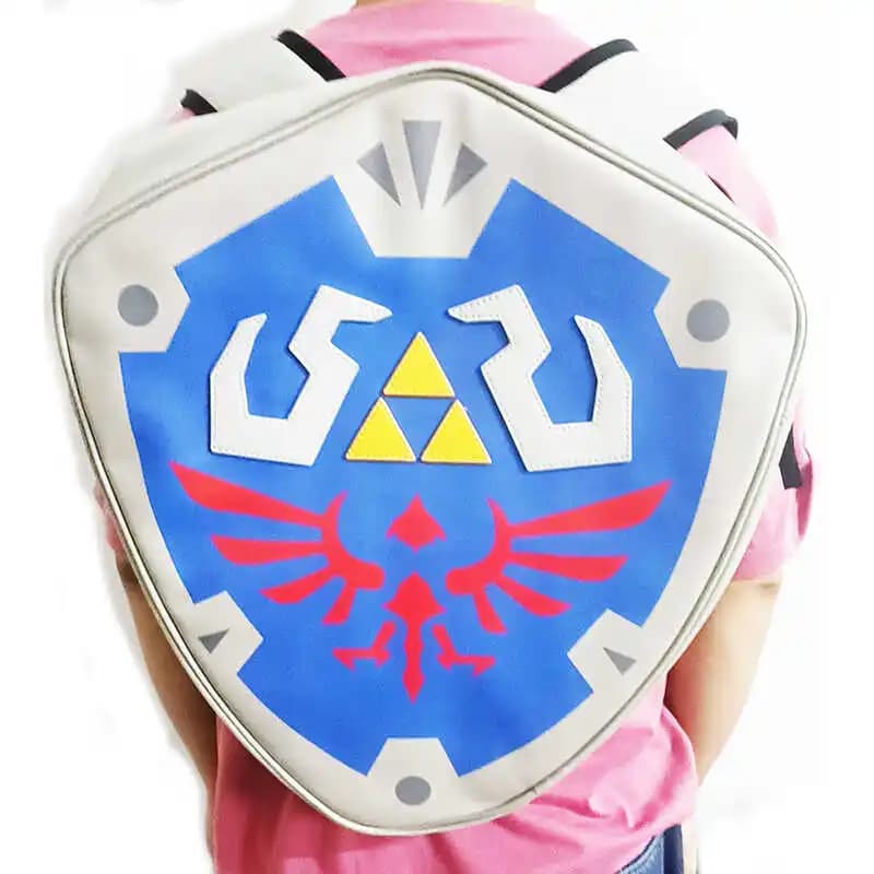 Anime Zeldas Hailia Shield Cosplay Backpack Laptop Travel Bag Children's Birthday Christmas Gift