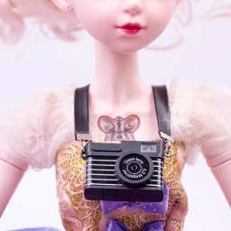 Sound And Light Simulated Digital Camera Retro Phase Pendant, Necklace Punk Flash Jewelry Key Halloween Christmas Gifts