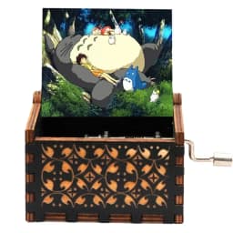 2026 HOT Commemorative Music Box Hand Crank Holiday Gift Christmas Gift Wooden Simpson Music Box Pink Panther Music Box