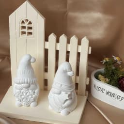 Resin Silicone Mold 3D Santa Claus Silicone Mold Hugging Tree Santa Claus and Hugging Snowflake Santa Claus Mold Christmas