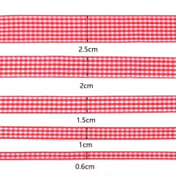 10Yards 6/10/15/20/25mm Gingham Ribbons Polyester Grid Ribbons For Wedding Party Christmas Gifts Wrapping Home Decor Accessories