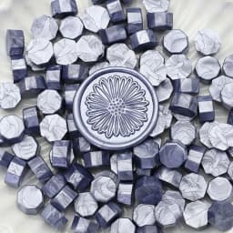 100pcs/bag Octagonal Sealing Wax Beads for Wax Stamps is Suitable for Wedding Invitations, Envelope Cards, Christmas Gift
