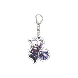 55MM Zenless Zone Zero games Keychain Von Lycaon Key Chain Acrylic Model Plate Christmas Gifts