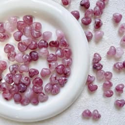 30 Pcs, 10*12mm, Fashionable, Multi-Color, Love Beads, Candy Color, Diy, Jewelry Making Materials, Suitable for Bracelets, Necklaces, Keychains, Christmas Handicrafts and Accessories