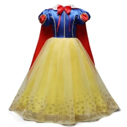Children Princess Fancy Costume Elsa Party Carnival White Dress Up for Girl Christmas Birthday Cosplay Belle Snowflake Vestidoes