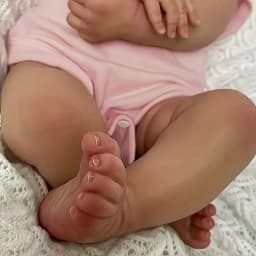 18inch Reborn Baby Doll Meadow Girl Full Vinyl Body 100% handmade 3D Skin Collectible Art Doll Toy Birthday Christmas Gift