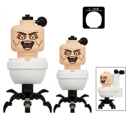 4CM Skibidi Toilet Man Mini Figure Monitor Building Blocks Audio Camera Man Toys Boy Children Christmas Birthday Gift