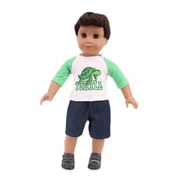 Doll Clothes 3Pcs/Set Hat+ Sweater+Jeans For 18Inch American&43Cm Baby Doll Accessories,Our Generation Baby Girl`s Christmas Toy