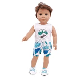 Doll Clothes 3Pcs/Set Hat+ Sweater+Jeans For 18Inch American&43Cm Baby Doll Accessories,Our Generation Baby Girl`s Christmas Toy