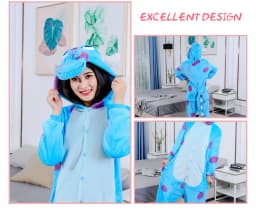 Women Men Onesies Kigurumi Sulley Cartoon Onesie Anime Pajamas Winter Outfit Festival Party Suit Gift For Halloween Christmas