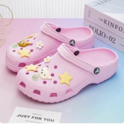 New Christmas DIY Gift Shoes Charms Removable Cute Four-Leaf Clover Bear Stars Shoe Accessories for Girls Women Summer Shoes