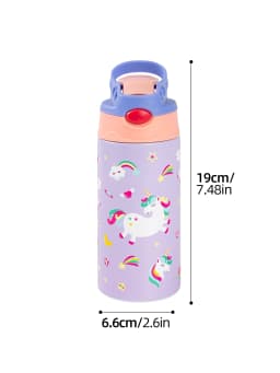 350ml Cartoon Insulated Cup Animal Pattern Stainless Steel Thermos Cup Christmas Vacuum Flasks Water Bottle Xmas Gift Cup