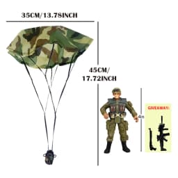 Parachute Toy Army Police Military Snow Navy Soldier Action Figure Toy Hand Throwing Kids Game for Boy Children Christmas Gift