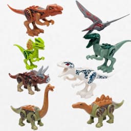 327pcs Jurassic Dinosaur Escape From Ocean Building Block Alive Ship Mosasaurus Assembly Bricks Educational Toy Christmas Gift
