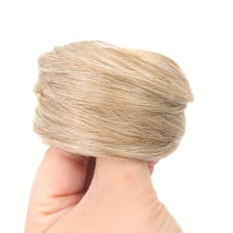 Synthetic Chignon Elastic Rubber Band Fake Hair Bun Clip in on Hair Tail Extension Updo Hair Piece Ponytail For Women Christmas