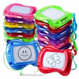 3/5/12 Pcs Fun Mini Keychain Magnetic Drawing Writing Board Birthday Kids Party Gift Pack Christmas Gift Stuffing School Rewards