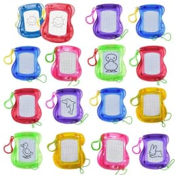 3/5/12 Pcs Fun Mini Keychain Magnetic Drawing Writing Board Birthday Kids Party Gift Pack Christmas Gift Stuffing School Rewards